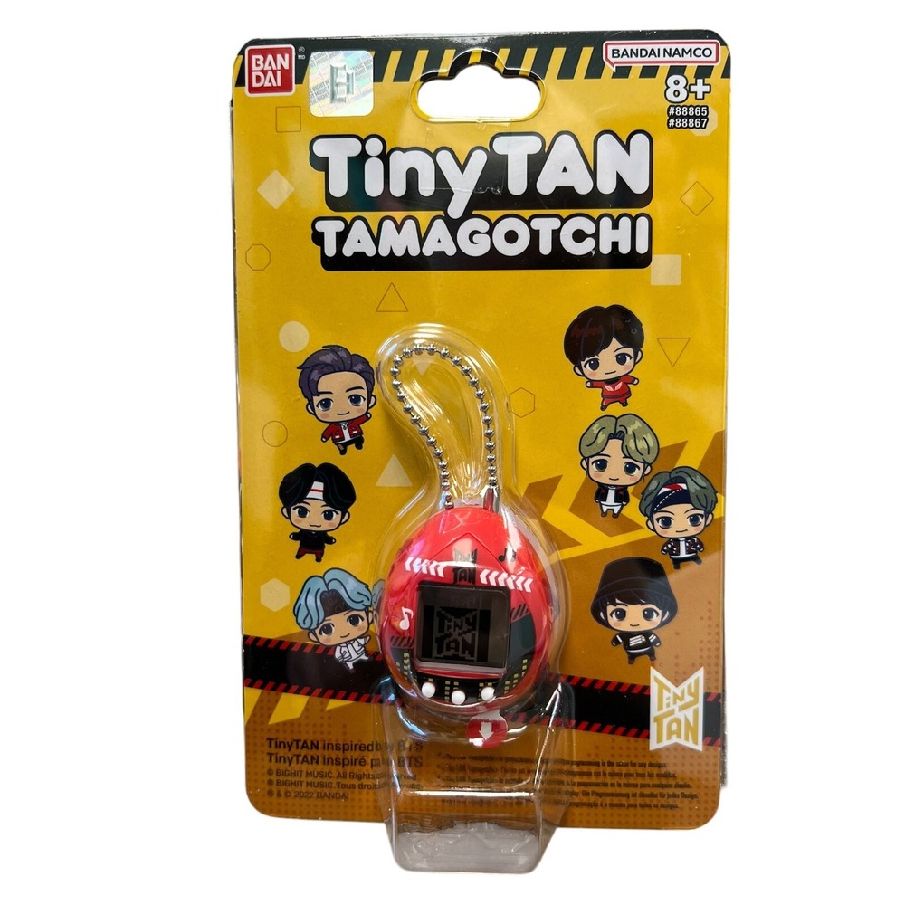 TAMAGOTCHI: Tiny Tan / TinyTan‎ RED Electronic Pet, BanDai Namco - 598